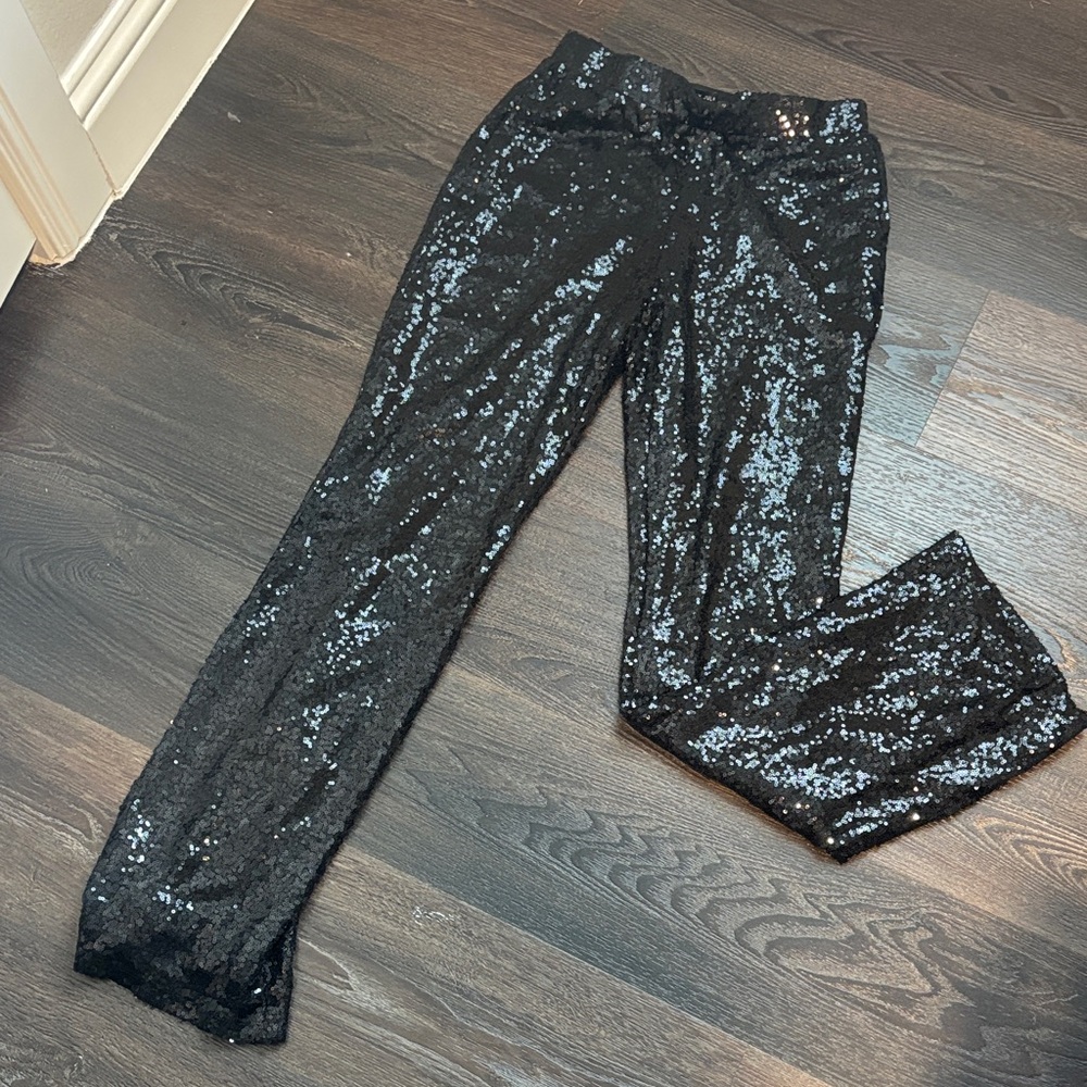 Sincerely Jules Black Sequin Pants